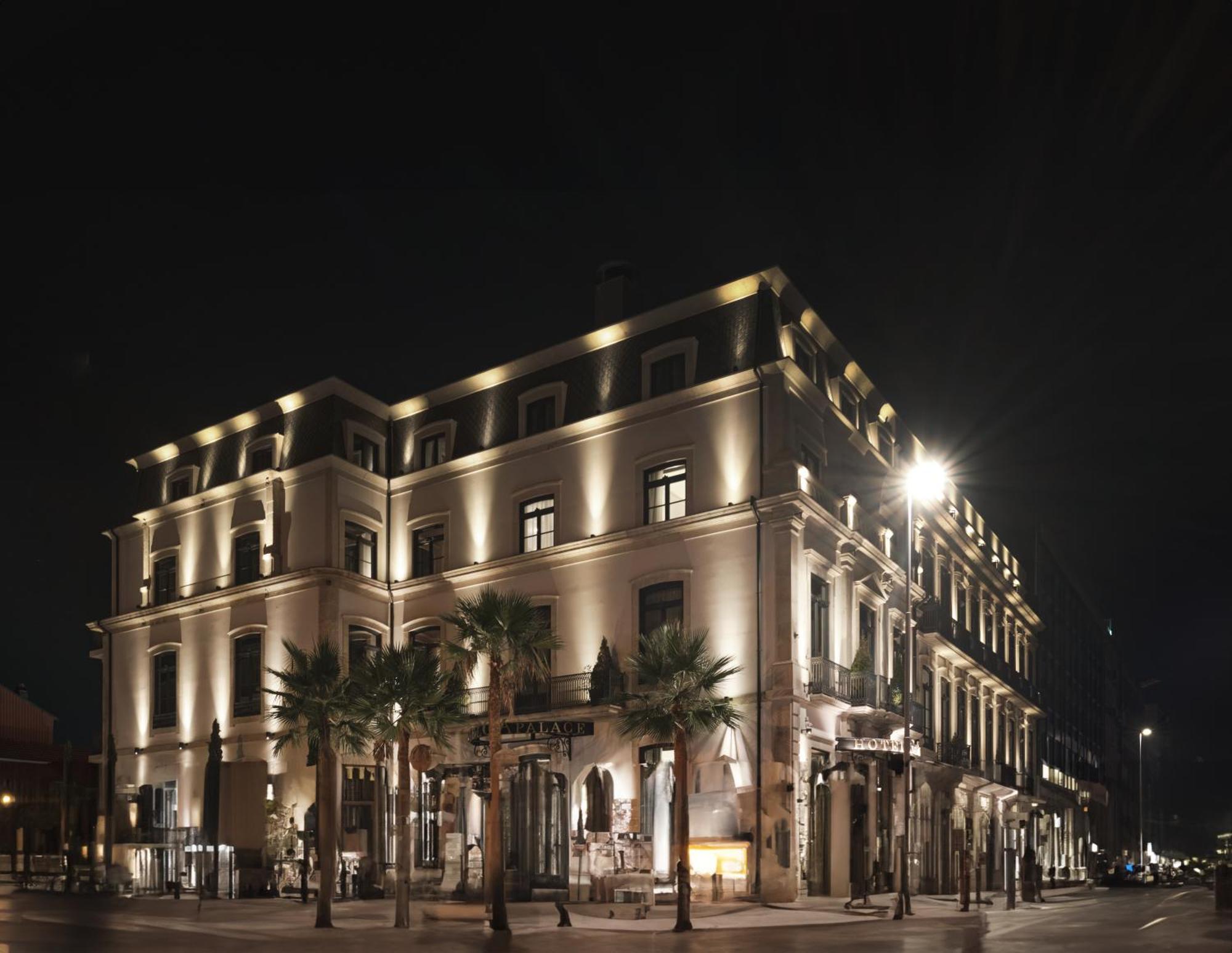 Ga Palace Hotel & Spa, A Xixth-Century Villa ポルト エクステリア 写真 The hotel at night